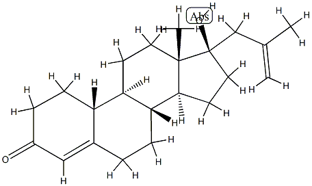 17β-Hydroxy-17α-(2-methylallyl)estr-4-en-3-one Struktur