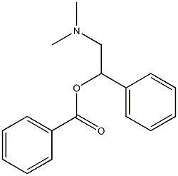 α-[(Dimethylamino)methyl]benzyl=benzoate Struktur