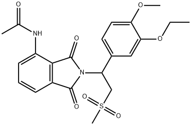 N-[2-[1-(3-Ethoxy-4-methoxyphenyl)-2-(methylsulfonyl)ethyl]-2,3-dihydro-1,3-dioxo-1H-isoindol-4-yl]acetamide