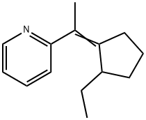 Pyridine,2-[1-(2-ethylcyclopentylidene)ethyl]-(9CI) Struktur