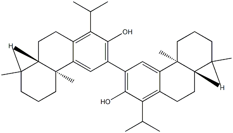 (+)-Podototarin Struktur