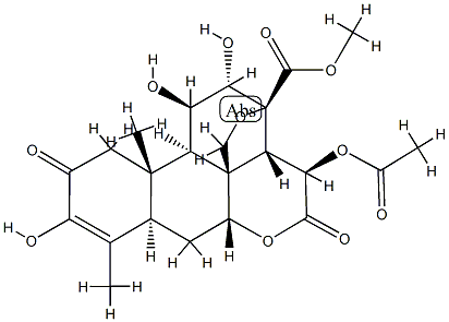 鴉膽子素B, 25514-29-8, 結(jié)構(gòu)式