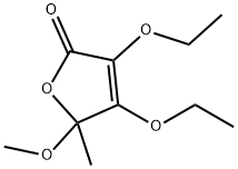 2(5H)-Furanone,3,4-diethoxy-5-methoxy-5-methyl-(9CI) Struktur