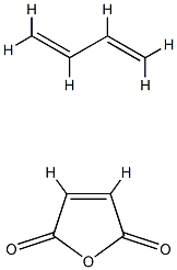 POLYBUTADIENE ADDUCTED WITH MALEIC ANHYDRIDE Struktur