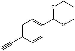 1,3-Dioxane,2-(4-ethynylphenyl)-(9CI) Struktur