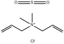 2-Propen-1-aminium, N,N-dimethyl-N-2-propenyl-, chloride, polymer with sulfur dioxide Struktur