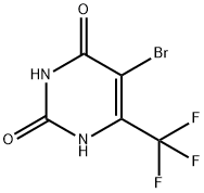 2,4(1H,3H)-PyriMidinedione, 5-broMo-6-(trifluoroMethyl)- Struktur