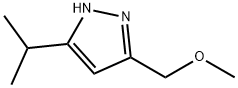 1H-Pyrazole,3-(methoxymethyl)-5-(1-methylethyl)-(9CI) Struktur