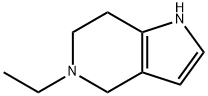 1H-Pyrrolo[3,2-c]pyridine,5-ethyl-4,5,6,7-tetrahydro-(9CI) Struktur