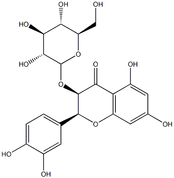 Taxifolin-3-glucoside Struktur