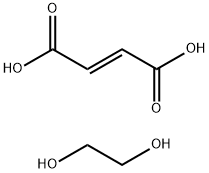 2-Butenedioic acid (E)-, polymer with 1,2-ethanediol Struktur