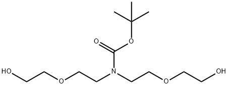 N-Boc-N-bis(PEG1-OH) 結(jié)構(gòu)式