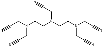 Acetonitrile, 2,2,2,2-(cyanomethyl)iminobis(2,1-ethanediylnitrilo)tetrakis- Struktur