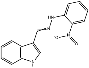 1H-Indole-3-carboxaldehyde,2-(2-nitrophenyl)hydrazone Struktur