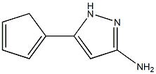 1H-Pyrazol-3-amine,5-(1,3-cyclopentadien-1-yl)-(9CI) Struktur