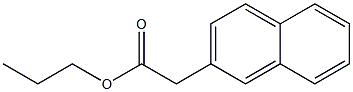 2-Naphthaleneacetic acid propyl ester Struktur