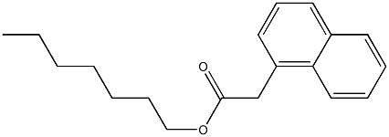 1-Naphthaleneacetic acid heptyl ester Struktur