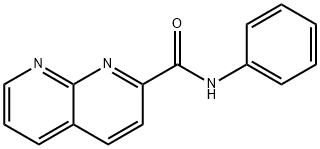 1,8-Naphthyridine-2-carboxamide,N-phenyl-(9CI) Struktur