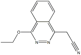 1-Phthalazineacetonitrile,4-ethoxy-(9CI) Struktur