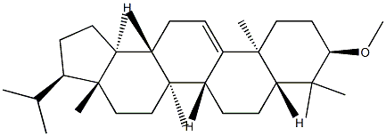 3α-Methoxy-D:C-friedo-B':A'-neogammacer-9(11)-ene Struktur