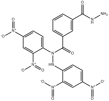 1,3-Benzenedicarboxylic acid bis[2-(2,4-dinitrophenyl)hydrazide] Struktur