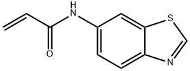 2-Propenamide,N-6-benzothiazolyl-(9CI) Struktur