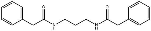 2-phenyl-N-{3-[(2-phenylacetyl)amino]propyl}acetamide Struktur