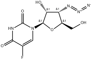 3'-Azido-3'-deoxy-5-fluorouridine Struktur