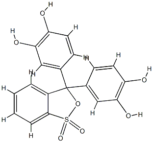 PYROCATECHOL VIOLET) Struktur