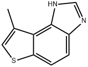 1H-Thieno[3,2-e]benzimidazole,8-methyl-(8CI) Struktur