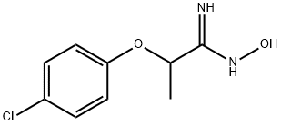 Propanimidamide,2-(4-chlorophenoxy)-N-hydroxy-(9CI) Struktur