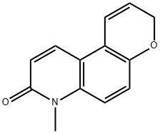 3H-Pyrano[3,2-f]quinolin-8(7H)-one,7-methyl-(9CI) Struktur