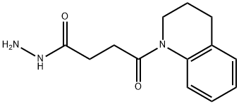 4-[3,4-dihydro-1(2H)-quinolinyl]-4-oxobutanohydrazide Struktur