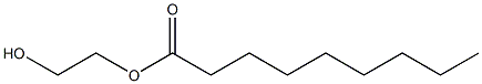 Poly(oxy-1,2-ethanediyl), .alpha.-(1-oxononyl)-.omega.-hydroxy- Struktur