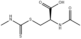 N-Acetyl-S-(N'-MethylthiocarbaMoyl)-L-cysteine Struktur