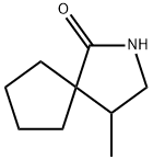 2-Azaspiro[4.4]nonan-1-one,4-methyl-(9CI) Struktur