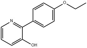 3-Pyridinol,2-(4-ethoxyphenyl)-(9CI) Struktur