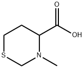 2H-1,3-Thiazine-4-carboxylicacid,tetrahydro-3-methyl-(9CI) Struktur