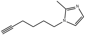 1H-Imidazole,1-(5-hexynyl)-2-methyl-(9CI) Struktur