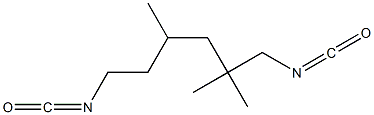 ISOCYANICACID,TRIMETHYLHEXAMETHYLENEESTER Struktur