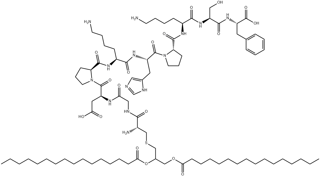 FSL-1 lipoprotein, synthetic Struktur