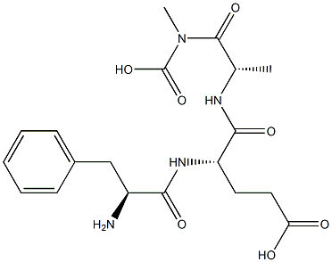 poly(phenylalanyl-glutamyl-alanyl-glycine) Struktur