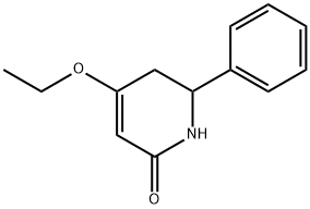 2(1H)-Pyridinone,4-ethoxy-5,6-dihydro-6-phenyl-(9CI) Struktur