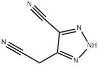 2H-1,2,3-Triazole-4-acetonitrile,5-cyano-(9CI) Struktur