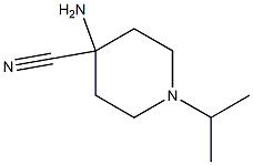 4-Piperidinecarbonitrile,4-amino-1-(1-methylethyl)-(9CI) Struktur