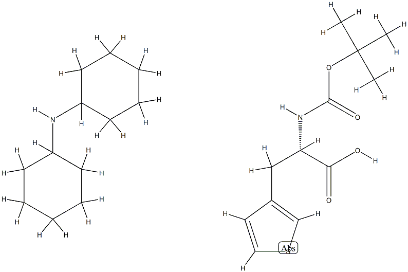 Boc-β-(3-thienyl)-Ala-OH (dicyclohexylammonium) salt
		
	 Struktur