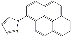 1-(1-pyrenyl)-1H-tetraazole Struktur