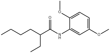 N-(2,5-dimethoxyphenyl)-2-ethylhexanamide Struktur