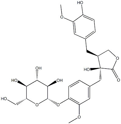 去甲絡(luò)石苷 結(jié)構(gòu)式