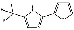 1H-IMidazole, 2-(2-furanyl)-5-(trifluoroMethyl)- Struktur